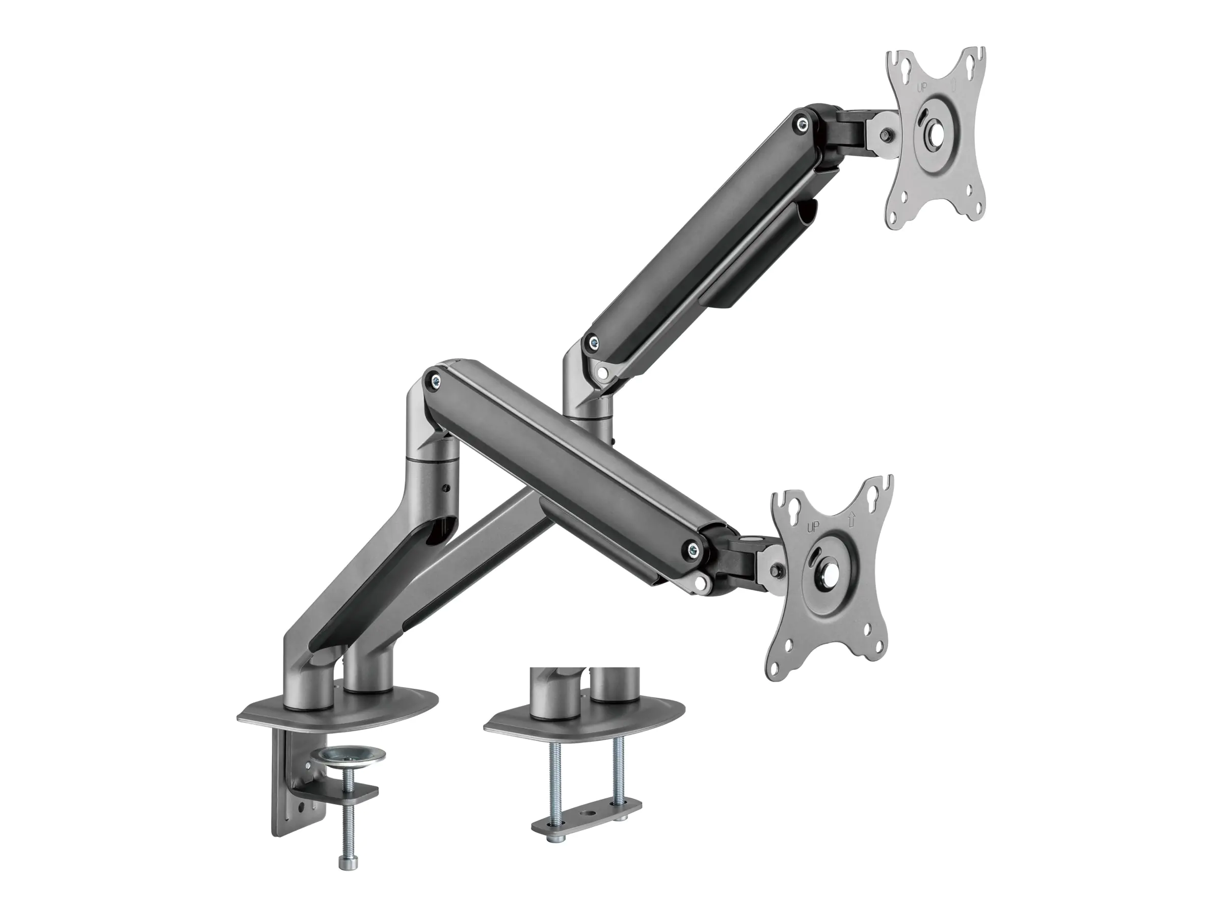Gembird MA-DA2-05 - Befestigungskit (Tisch -Montagearm) - einstellbarer Arm - für 2 LCD-