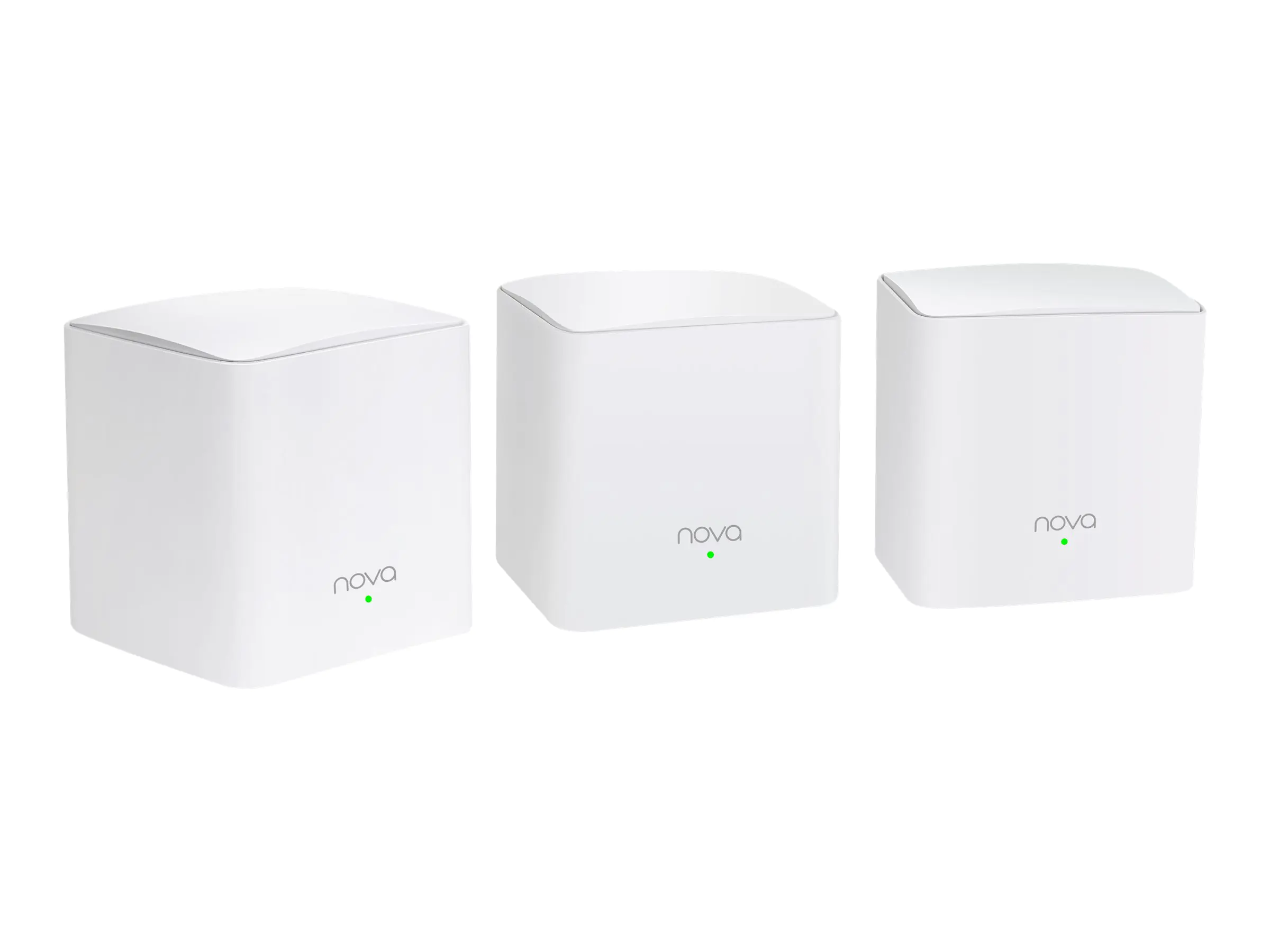 Tenda Nova MW5G - WLAN-System - (3 Router) - bis zu 325 Quadratmeter - Netz 1GbE - Wi-Fi 5 - Dual-Band