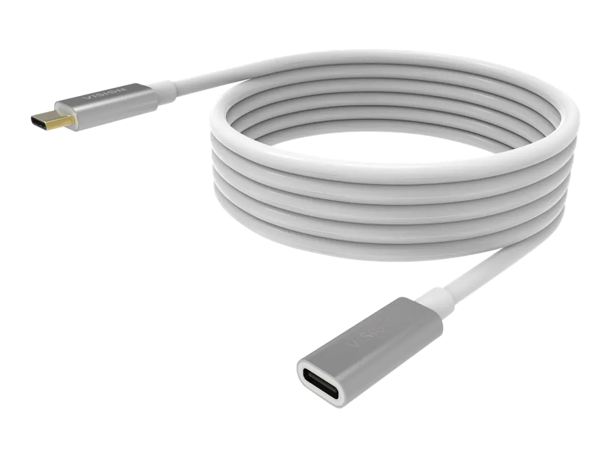 Vision Techconnect - USB-Verlängerungskabel - 24 pin USB-C (M) zu 24 pin USB-C (W) - 2 m