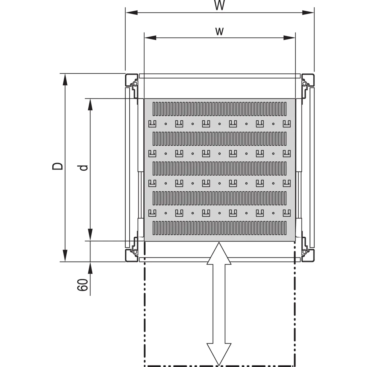 Schroff - Rack - Regal - RAL 7021
