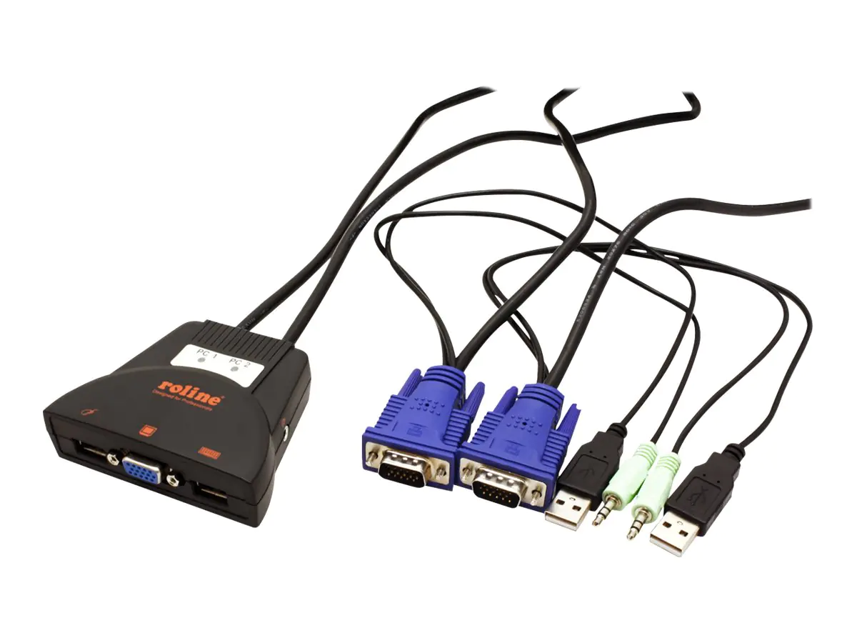 ROLINE KVM 'Star' Switch - KVM-/Audio-Switch 14.01.3234