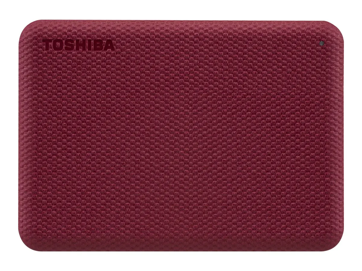 Toshiba Canvio Advance - Festplatte - 4 TB - extern (tragbar) - 2.5" (6.4 cm) - USB 3.2 Gen 1 - Rot