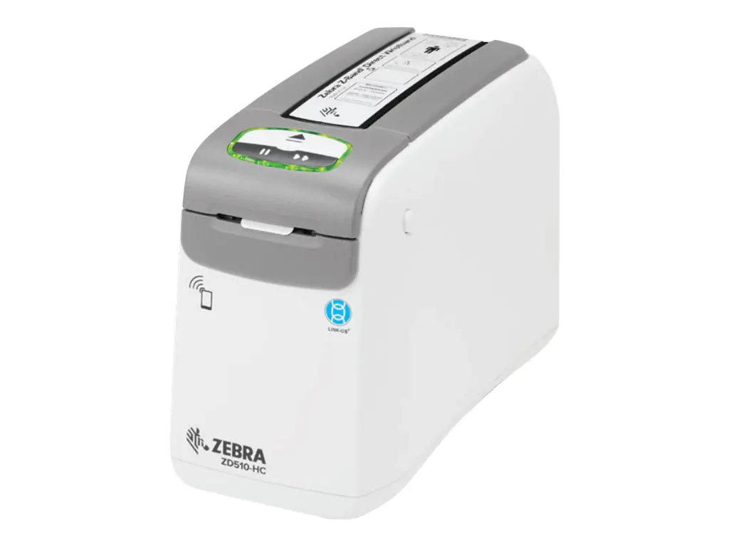 Zebra ZD510-HC - Etikettendrucker - Thermodirekt - Rolle (3,02 cm) - 300 dpi - bis zu 102 mm/Sek. - USB 2.0, LAN, USB-Host, Wi-Fi(ac), Bluetooth 4.0 LE
