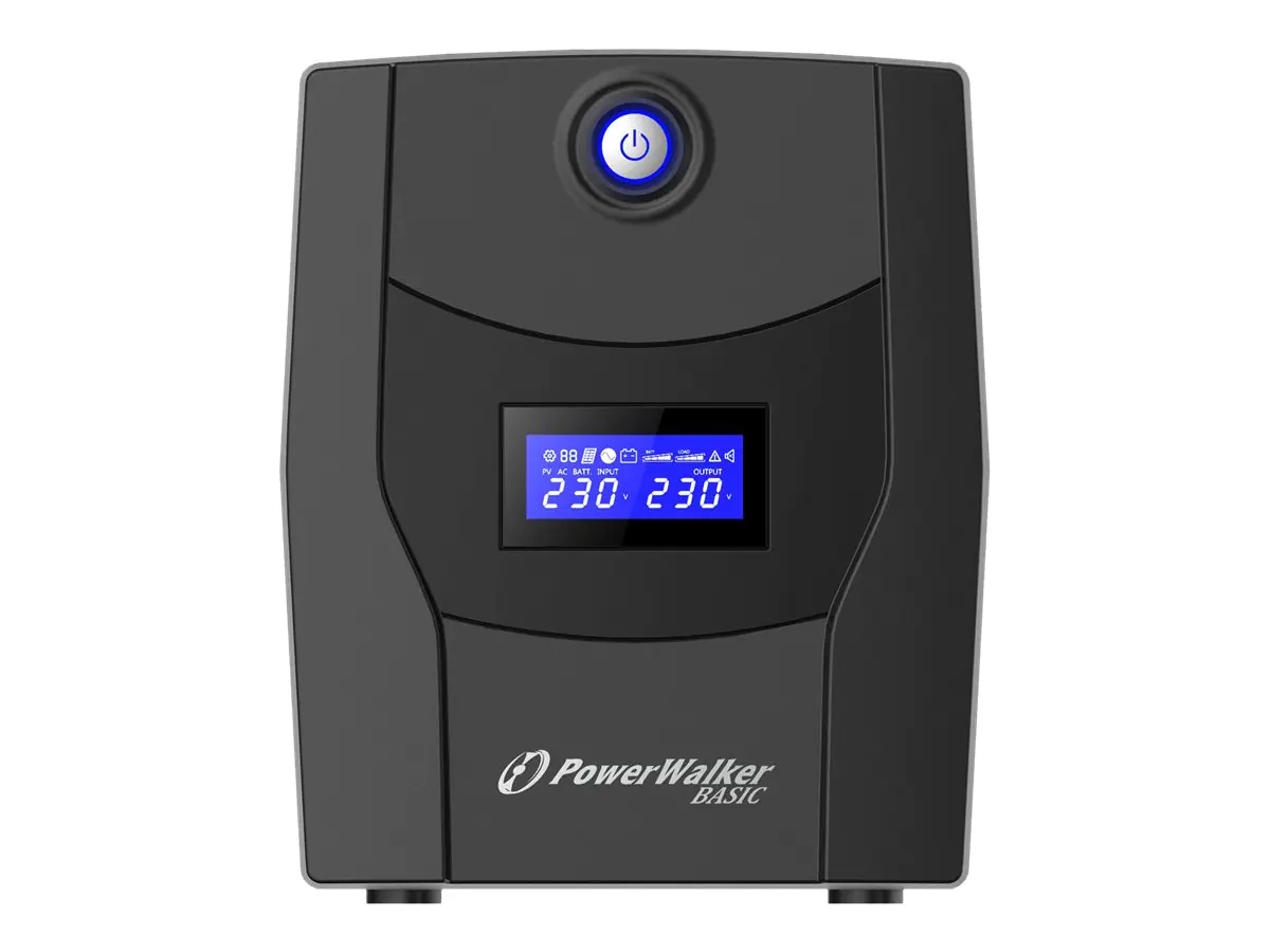 PowerWalker Basic VI 1500 STL - USV - Wechselstrom 162 - 290 V - 900 Watt - 1500 VA - 7.2 Ah - USB - Ausgangsanschlüsse: 4
