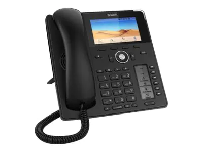 snom D785 - VoIP-Telefon - mit Bluetooth-Schnittstelle - dreiweg Anruffunktion - SIP - 12 Leitungen - Schwarz