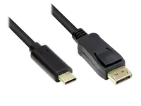 Good Connections GC-M0105 - 1 m - USB Typ-C - DisplayPort - Männlich - Männlich - Gerade