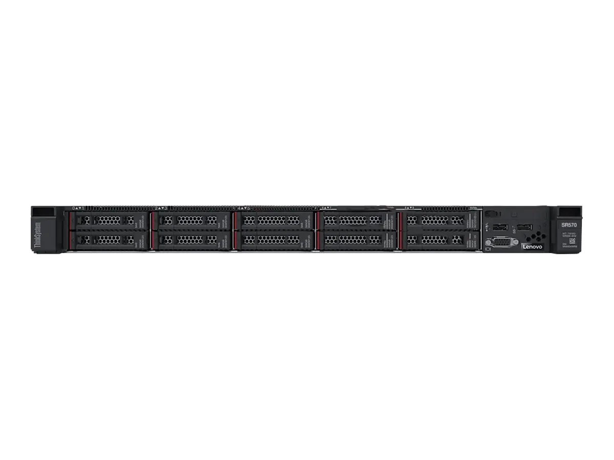 Lenovo ThinkSystem SR570 7Y03 - Server - Rack -Montage - 1U - zweiweg - 1 x Xeon Gold 5215 /
