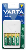 Varta Easy Charger - 4,5 Std. Batterieladegerät - (für 2/4xAA/AAA) + Batterie 4 x AA-Typ - NiMH - 2100 mAh (Eurostecker)