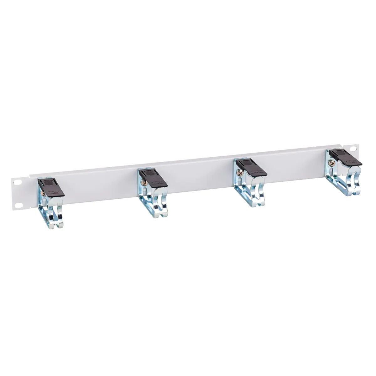 apra 19''-Kabelführung 1HE 4Ösen Metall sz - Rack-Zubehör