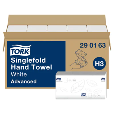 Tork Papierhandtuch Advanced 290163 Z/Z-Falz 2lagig weiß 3.750 Bl./Pack