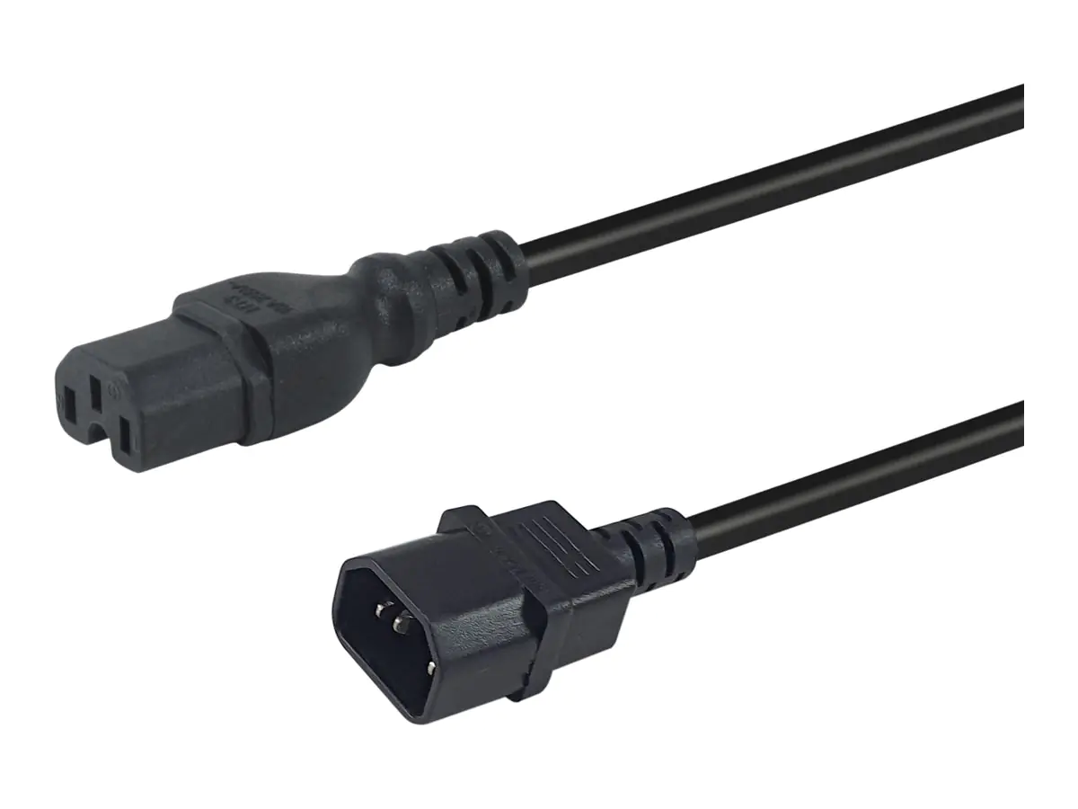 Equip Netzkabel Anschl. C14 -> C15 schwarz - Strom/Netzteil