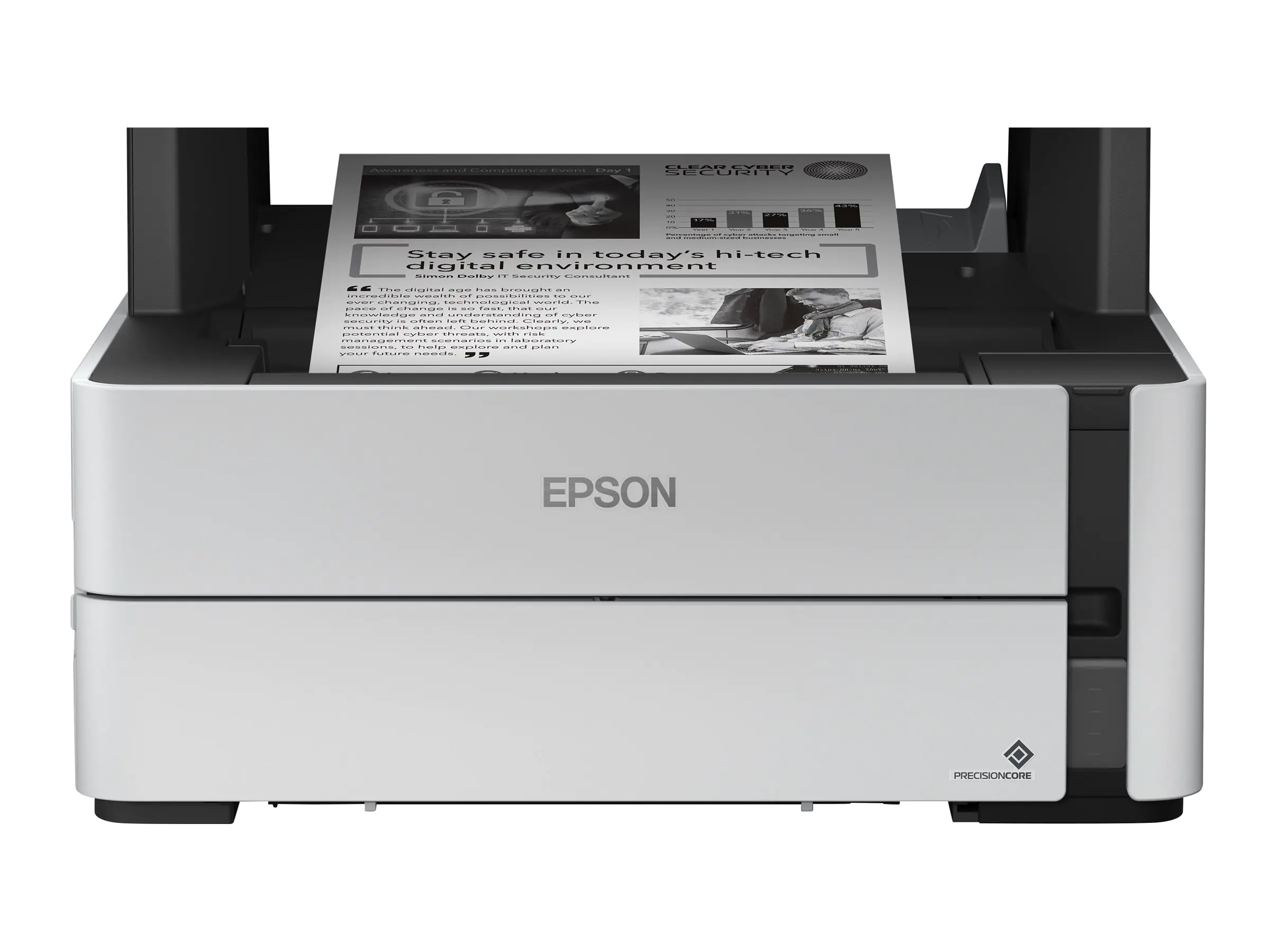 Epson EcoTank ET-M2140 - Multifunktionsdrucker - s/w - Tintenstrahl - A4/Legal (Medien) - bis zu 20 Seiten/Min. (Drucken) - 250 Blatt - USB 2.0