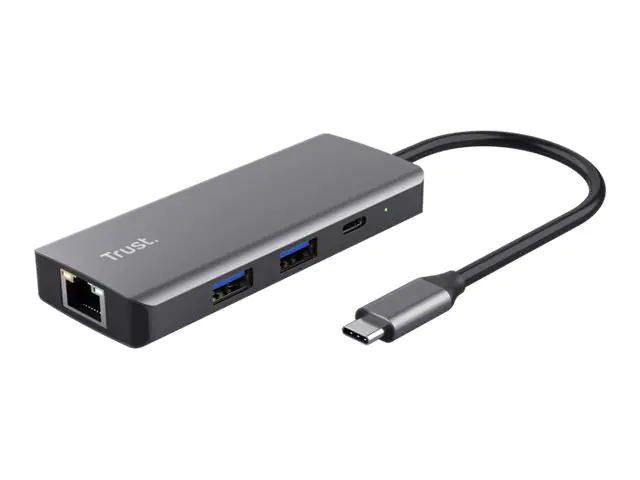 Trust Dalyx - Dockingstation - für Laptop - USB-C - HDMI - 1GbE