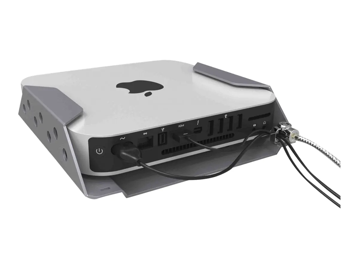 Compulocks Mac Mini Security Mount with Keyed Cable Lock - Sicherheitskit - Silber - für Apple Mac mini