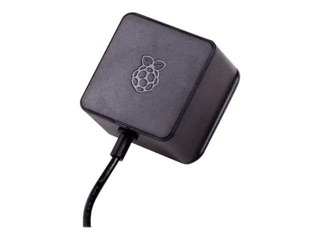 Raspberry Pi - Netzteil - Wechselstrom 100-240 V - 15 Watt - Europa - Schwarz - für Raspberry Pi 4 Model B, 400 Personal Computer Kit