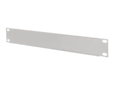 Intellinet 10" Blindabdeckung, 1 HE, verdeckt ungenutzte Bereiche in 10"-Schränken, Metall, grau - Blindabdeckung - Rack montierbar - Grau, RAL 7035 - 1U - 25.4 cm (10")