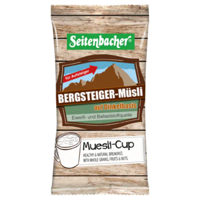 Seitenbacher Müsli Bergsteiger 20 x 50 g/Pack.