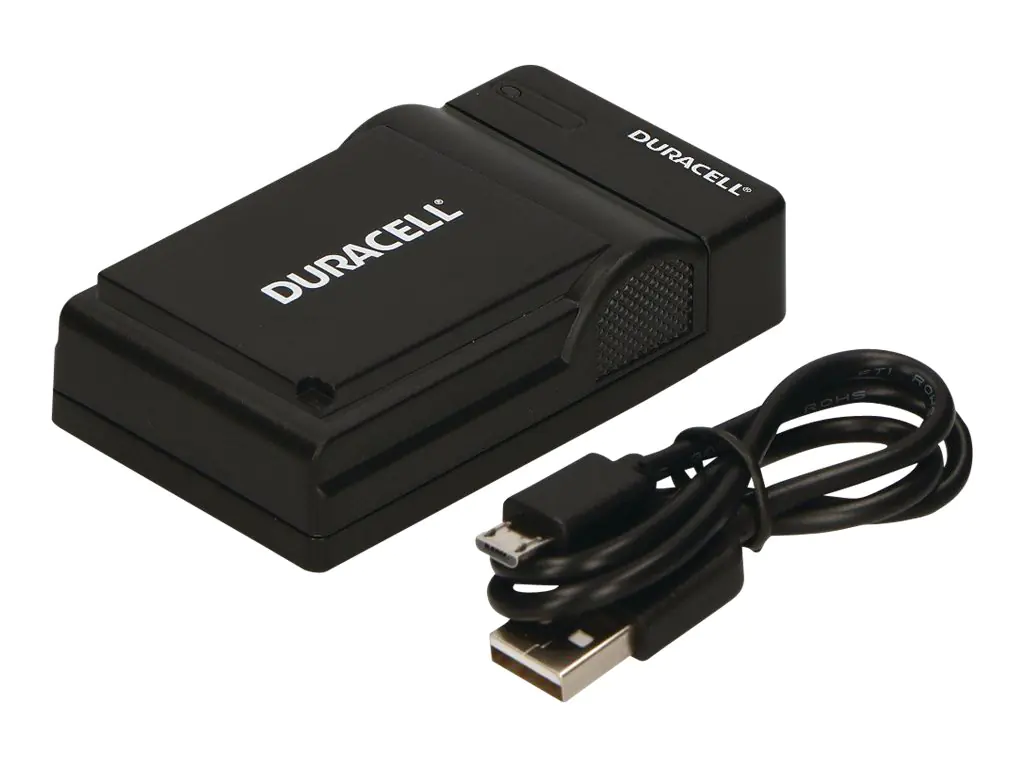 Duracell - USB-Batterieladegerät - 1 x Batterien laden - Schwarz - für Fujifilm NP W126