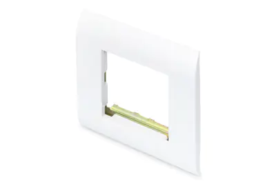 Digitus Professional DN-93802-5-SH - Rahmen für Anschlüsse - weiß, RAL 9003