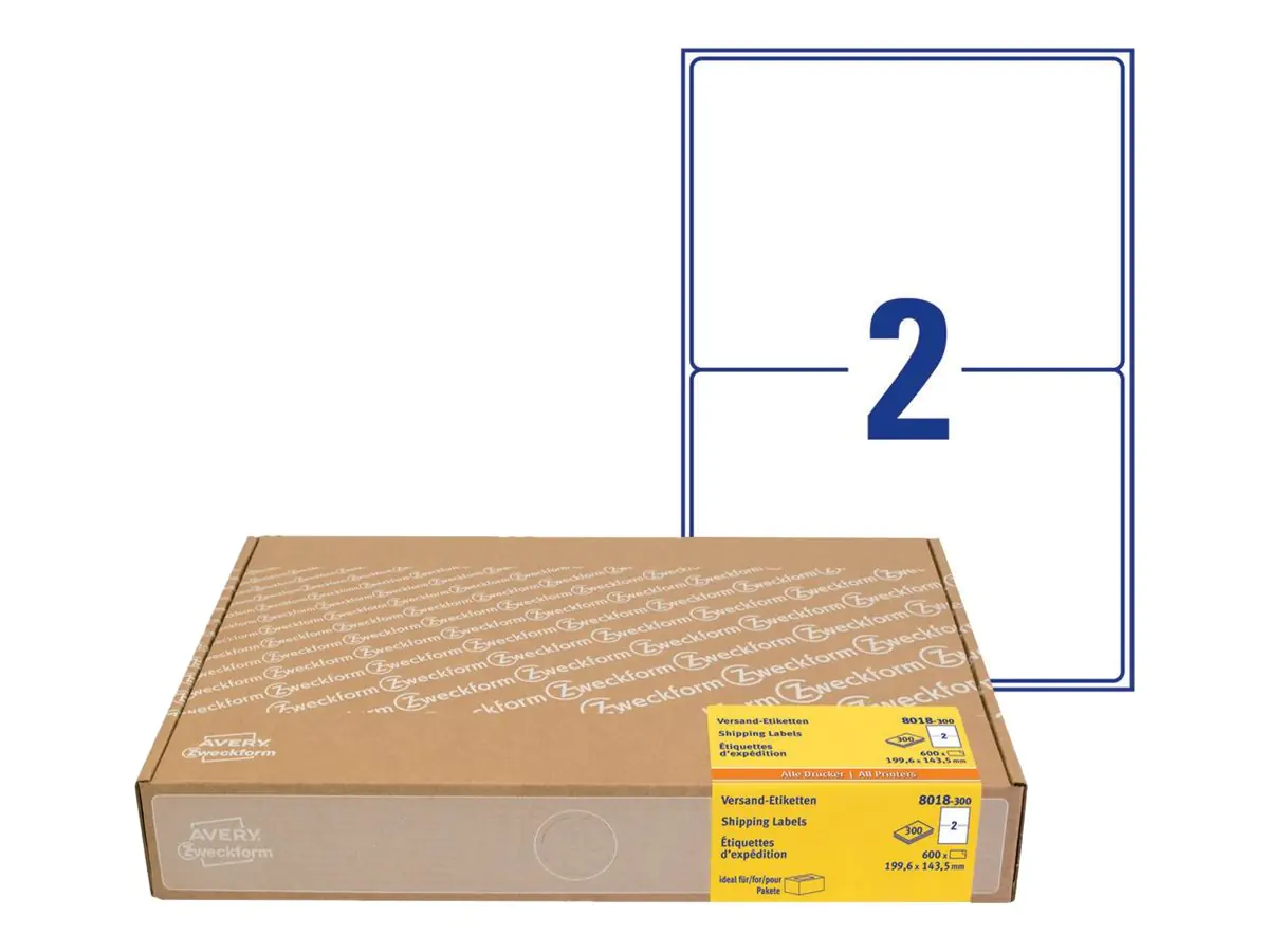 Avery Zweckform Papier - permanenter Klebstoff 8018-300
