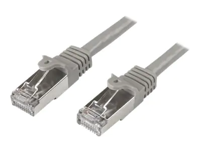StarTech Cat6 geschirmtes (SFTP) Netzwerkkabel 2m - Snagless Gigabit Patchkabel - Grau - Patch-Kabel - RJ-45 (M) zu RJ-45 (M) - 2 m - SFTP - CAT 6 - geformt, ohne Haken - Grau