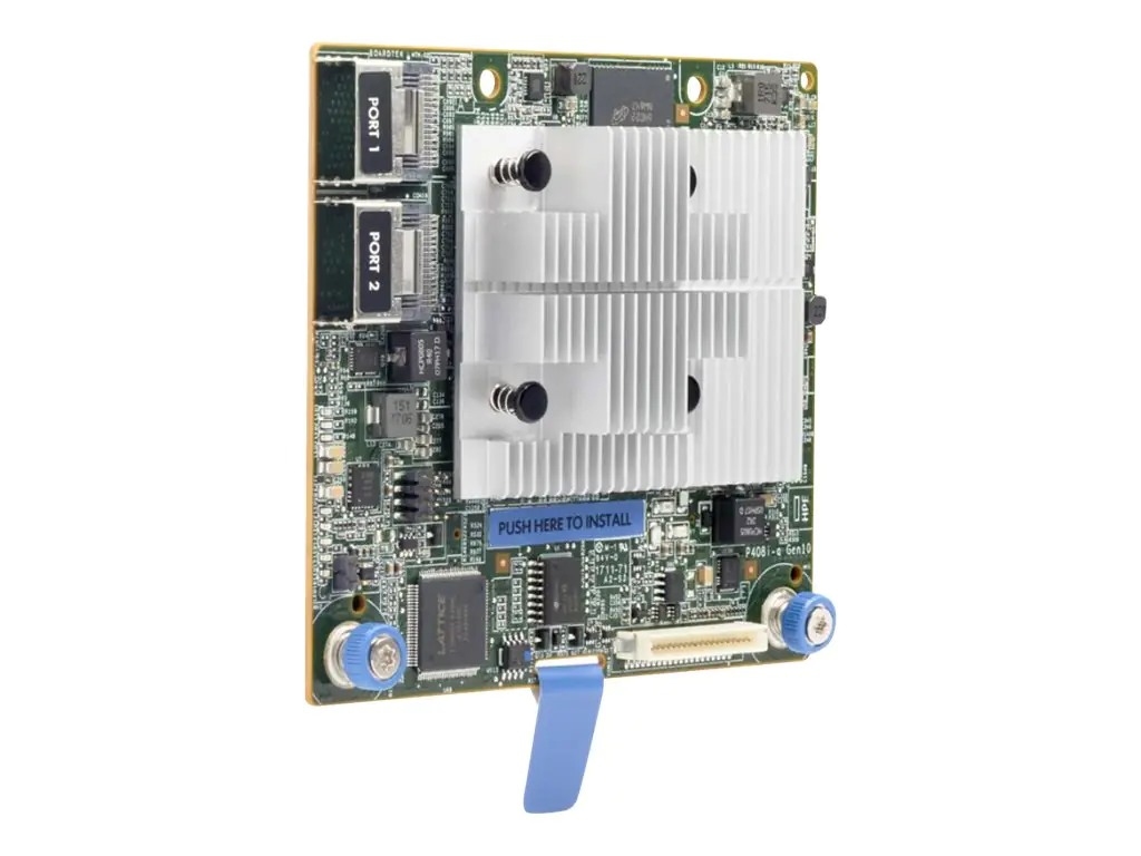 HPE Smart Array P408I-A SR Gen10 - Speichercontroller (RAID) - 8 Sender/Kanal - SATA 6Gb/s / SAS 12Gb/s - 12 Gbit/s - RAID 0, 1, 5, 6, 10, 50, 60, 1 ADM, 10 ADM - PCIe 3.0 x8 - für Nimble Storage dHCI Small Solution with HPE ProLiant DL360 Gen10; ProLiant