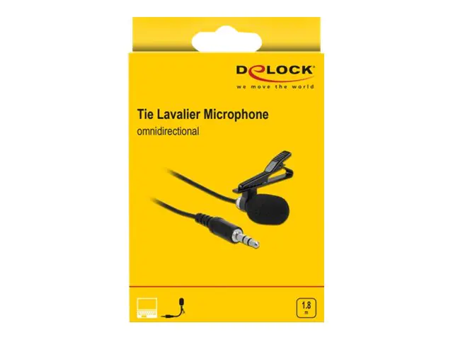 DeLOCK Tie Lavalier Microphone Omnidirectional - Mikrofon