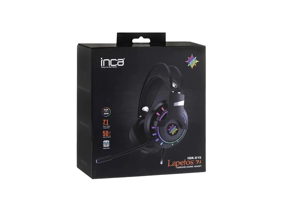 INCA Gaming Headset IGK-TX10 USB RGB-LED - Headset
