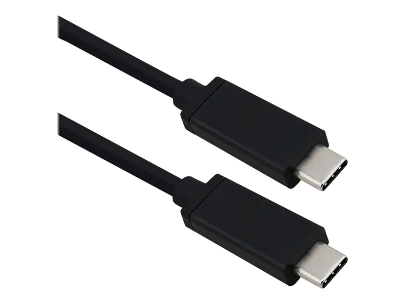 Roline - USB-Kabel - 24 pin USB-C (M) zu 24 pin USB-C (M) - USB4 Gen3x2 - 20 V - 5 A - 50 cm - USB-Stromversorgung (100 W) - Schwarz