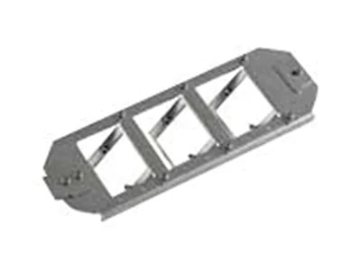 Bachmann Rahmen für Anschlüsse - Stahl - Dreiergruppe 917.067