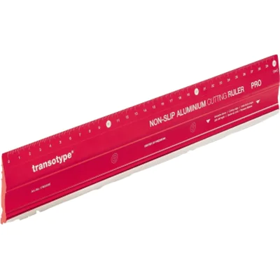 transotype Schneidelineal PRO 17803006 30x5cm Aluminium rot