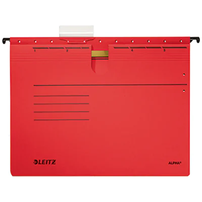 Leitz Hängehefter 19843025 rot 5 St./Pack.