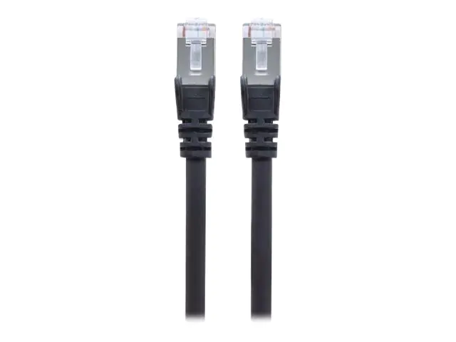 Intellinet Network Patch Cable, Cat6A, 30m, Black, Copper, S/FTP, LSOH / LSZH, PVC, RJ45, Gold Plated Contacts, Snagless, Booted, Polybag - Patch-Kabel - RJ-45 (M) bis RJ-45 (M) - 30 m - SFTP - CAT 6a - IEEE 802.3af - halogenfrei, geformt, ohne Haken - Sc