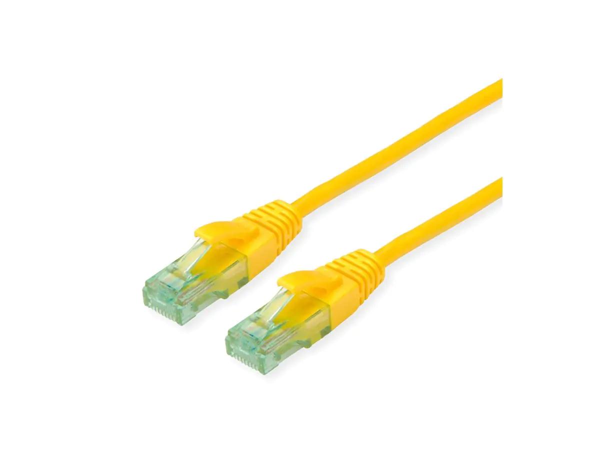 ROLINE RM UTP Patchkabel Kat6A/Kl.EA gelb 3m - UTP