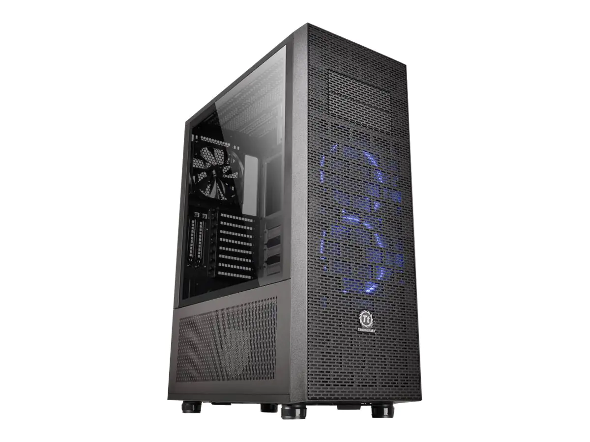 Thermaltake Core X71 - TG Edition - Tower - ATX - ohne Netzteil (PS/2) - Schwarz - USB/Audio