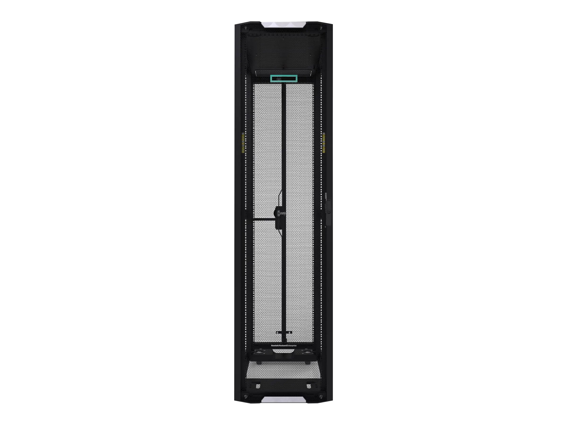 HPE 800mm x 1200mm G2 Enterprise Shock Rack - Schrank - Schwarz mit silbernen Akzenten - 42HE -