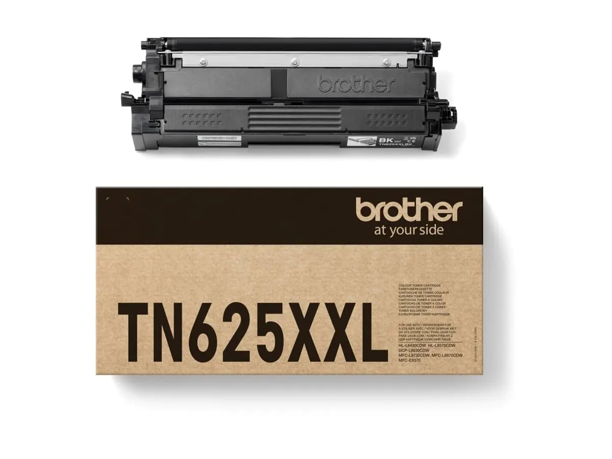 Brother Toner TN625XXLBK Schwarz 7.500 Seiten 1 Stück hohe Kapazität
