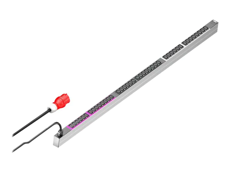 Rittal PDU Basic - Stromverteilungseinheit - Wechselstrom 400 V - 11 kW - 3 Phasen - Ausgangsanschlüsse: 42 (42 x IEC 60320 C13) 7979142