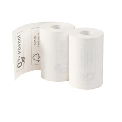 Exacompta , Thermorolle 1-lagig, B57xø40 Mm, Rückseitig Bedruckt, 55g - Weiss - Neu, 55 g/m², Weiß, 4 cm, Papier, 57 mm, 18 m 40761E