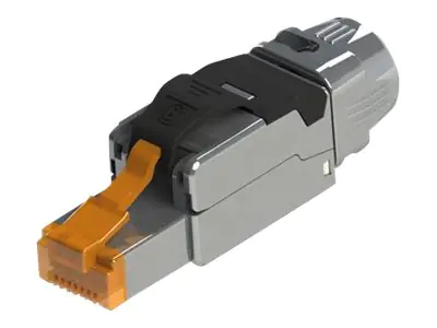 Roline - Netzwerkanschluss - RJ-45 (M) - abgeschirmt - CAT 8 - Silber