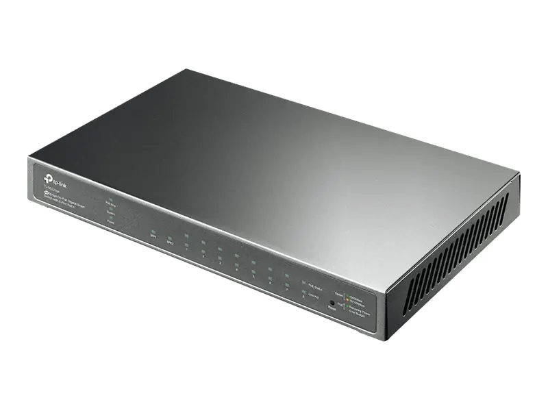 TP-Link JetStream TL-SG2210P V3 - Switch - Smart - 8 x 10/100/1000 + 2 x SFP - Desktop - PoE (58 W)