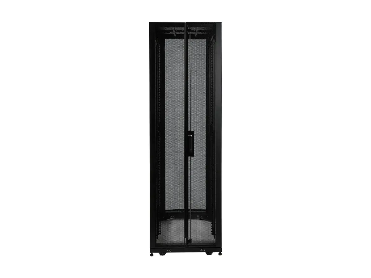 Tripp Eaton Tripp Lite Series 48U Rack Enclosure Server Cabinet Doors & Sides 3000lb Capacity - Schrank Netzwerkschrank - Schwarz - 48U - 48.3 cm (19") SR48UB