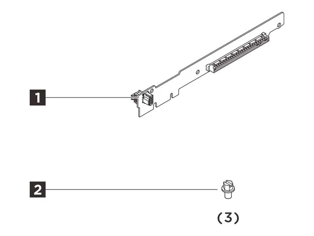 Lenovo SR650/a V4 x16 G5 Rigid Riser Slot 5 & 8