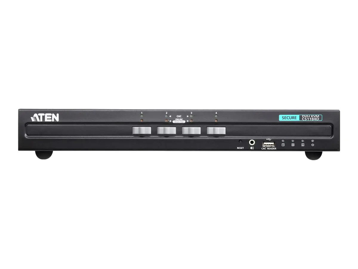 ATEN CS1184D - KVM-/Audio-Switch - 4 x KVM/Audio - 1 lokaler Benutzer - Desktop
