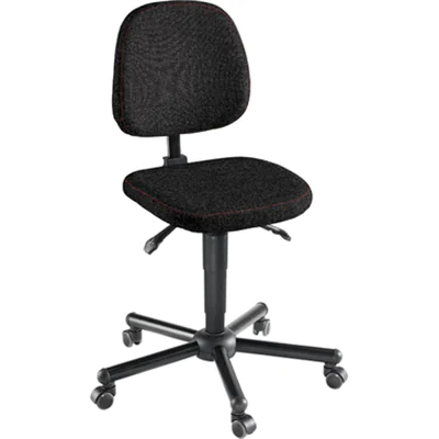 meychair Arbeitsdrehstuhl Workster Pro W19 XXL ca. 52-65cm Stahl, pulverbeschichtet schwarz