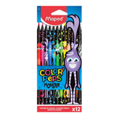 Maped Buntstift Color Peps Black Monster 862612 sort. 12St.