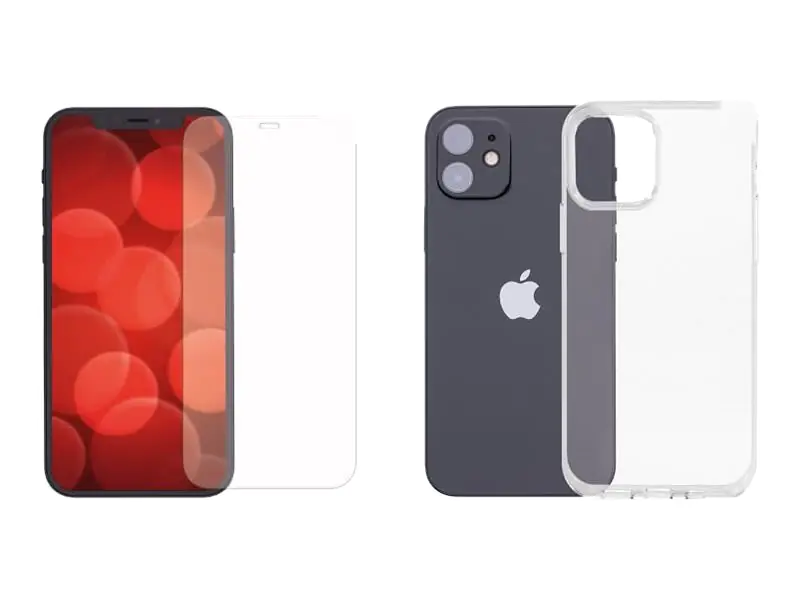 DISPLEX Real Glass - Schutzhülle für Mobiltelefon - mit Displayschutzglas - für Apple iPhone 11
