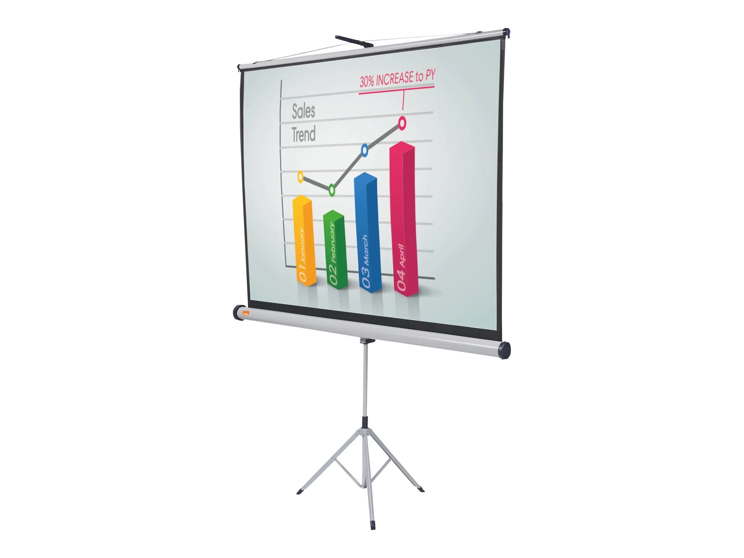 Nobo Projektionsbildschirm mit Stativ - 180.5 cm (71")