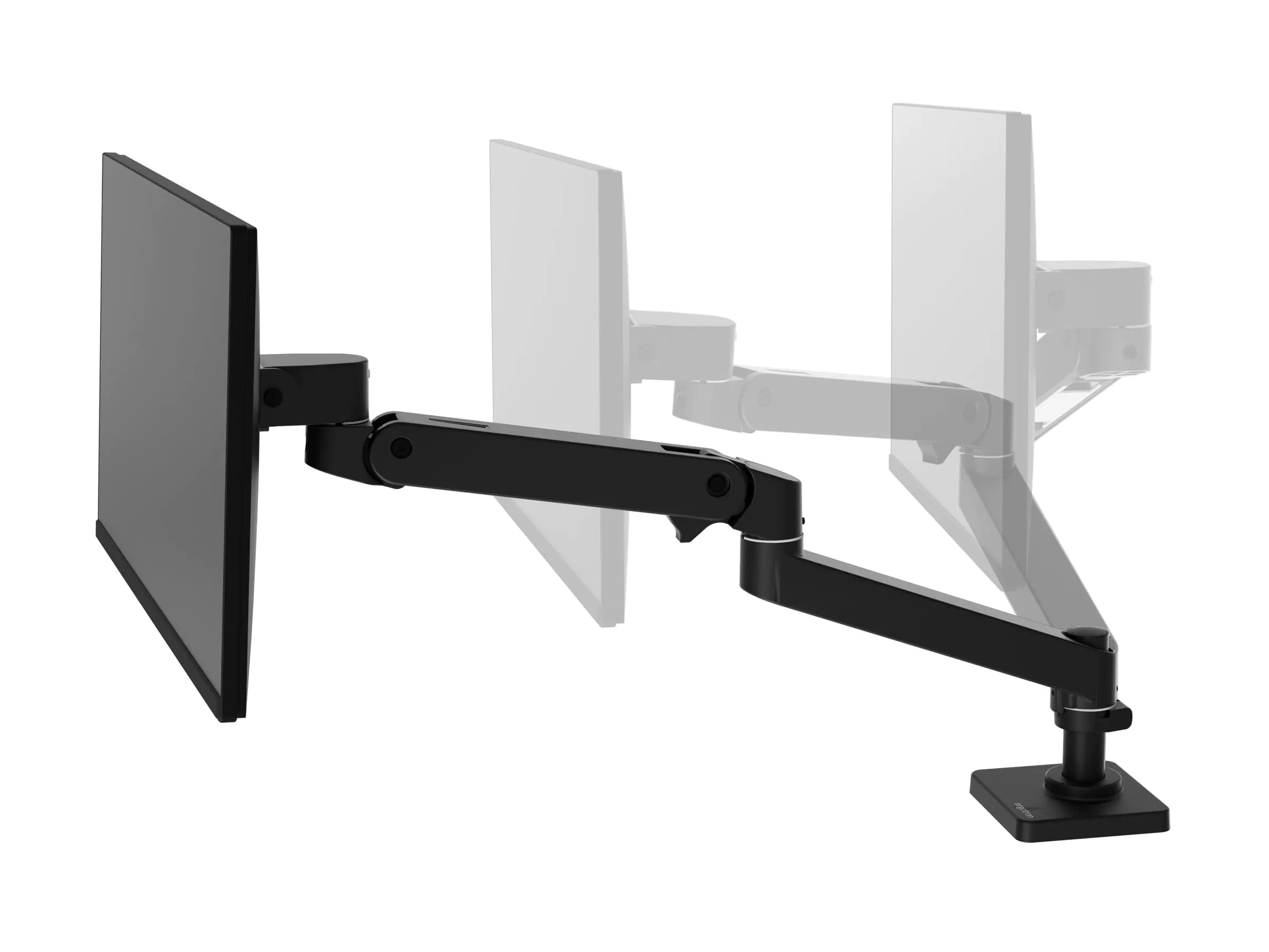 Ergotron LX Pro - Befestigungskit (Gelenkarm) - modular - für LCD-Display - Schwarz - Bildschirmgröße: bis zu 86,4 cm (bis zu 34 Zoll) - Tischmontage - für P/N: 45-460-026, 50-193-200, 60-589-060, 80-107-200, 80-107-216, 97-760-009