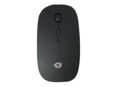 Conceptronic LORCAN - Maus - ergonomisch - rechts- und linkshändig - 4 Tasten - kabellos - LORCAN01